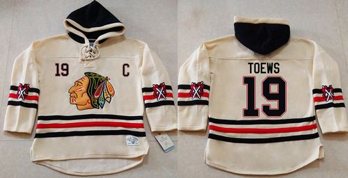 Jonathan Toews Chicago Blackhawks cream jersey