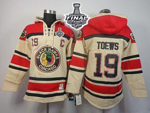 Jonathan Toews Chicago Blackhawks cream jersey