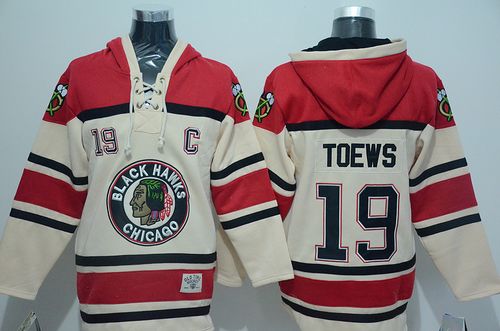 Jonathan Toews Chicago Blackhawks cream jersey