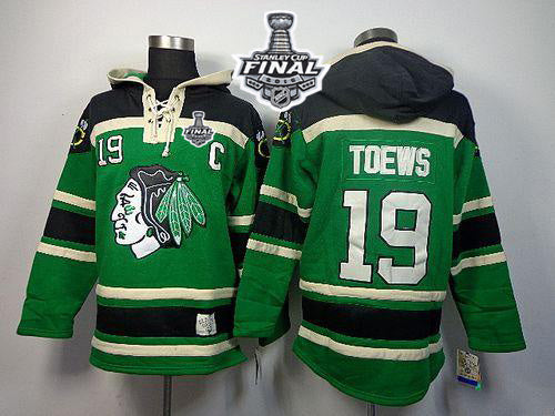 Jonathan Toews Chicago Blackhawks green jersey