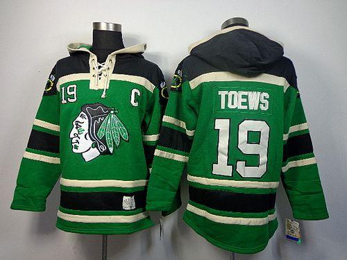Jonathan Toews Chicago Blackhawks green jersey
