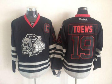 Jonathan Toews New Chicago Blackhawks black jersey