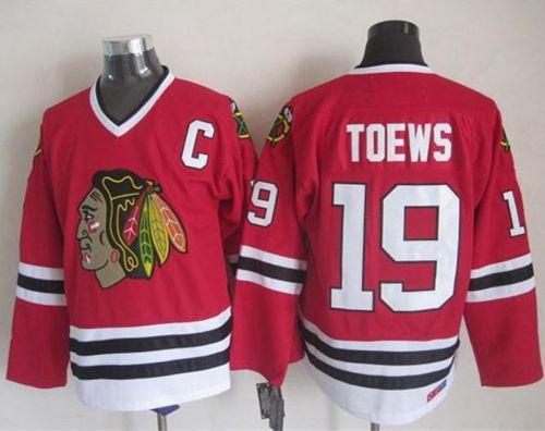 Jonathan Toews Chicago Blackhawks red Throwback jersey