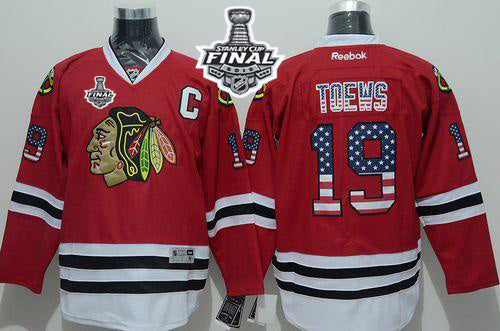 Jonathan Toews Chicago Blackhawks red Fashion jersey