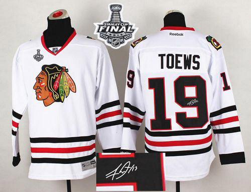 Jonathan Toews Chicago Blackhawks white jersey