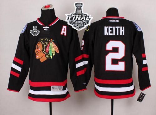 Duncan Keith Chicago Blackhawks black Stadium Series jersey
