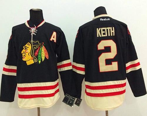 Duncan Keith Chicago Blackhawks black Winter Classic jersey