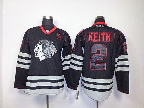 Duncan Keith Chicago Blackhawks black jersey