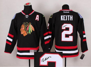 Duncan Keith Chicago Blackhawks black jersey