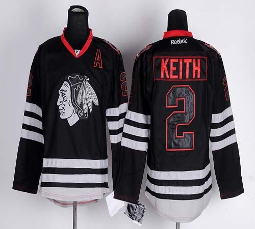 Duncan Keith Chicago Blackhawks black jersey
