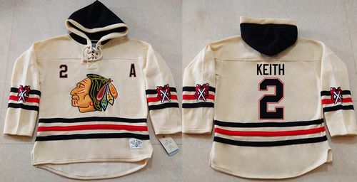 Duncan Keith Chicago Blackhawks cream jersey