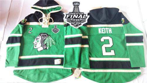 Duncan Keith Chicago Blackhawks green jersey