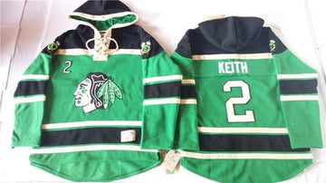 Duncan Keith Chicago Blackhawks green jersey