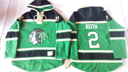 Duncan Keith Chicago Blackhawks green jersey