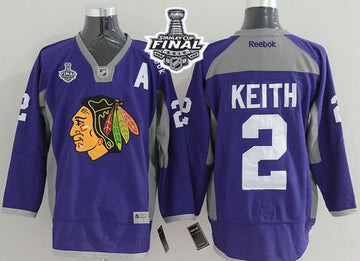 Duncan Keith Chicago Blackhawks purple jersey