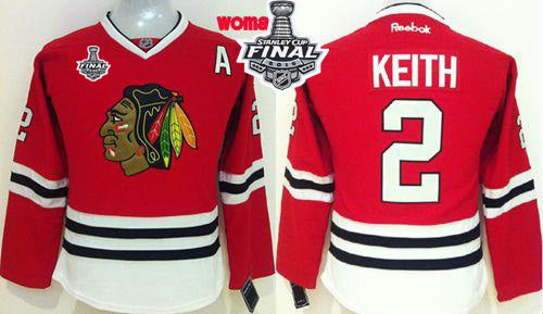 Duncan Keith Chicago Blackhawks red Home jersey