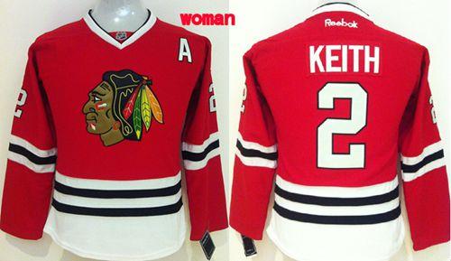 Duncan Keith Chicago Blackhawks red Home jersey