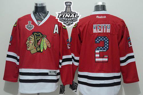 Duncan Keith Chicago Blackhawks red Fashion jersey