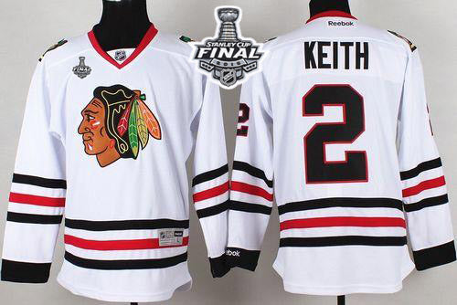 Duncan Keith Chicago Blackhawks white jersey