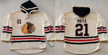 Stan Mikita Chicago Blackhawks cream jersey