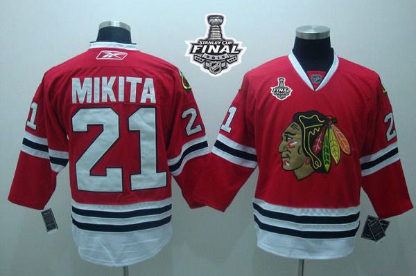 Stan Mikita Chicago Blackhawks red jersey