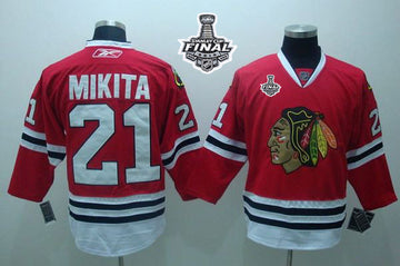 Stan Mikita Chicago Blackhawks red jersey