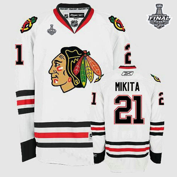 Stan Mikita Chicago Blackhawks white jersey
