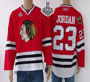 Jordan Chicago Blackhawks red jersey