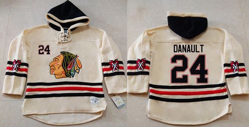 Phillip Danault Chicago Blackhawks cream jersey
