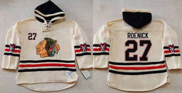 Jeremy Roenick Chicago Blackhawks cream jersey