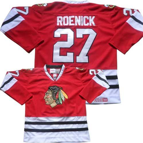 Jeremy Roenick Chicago Blackhawks red Throwback jersey