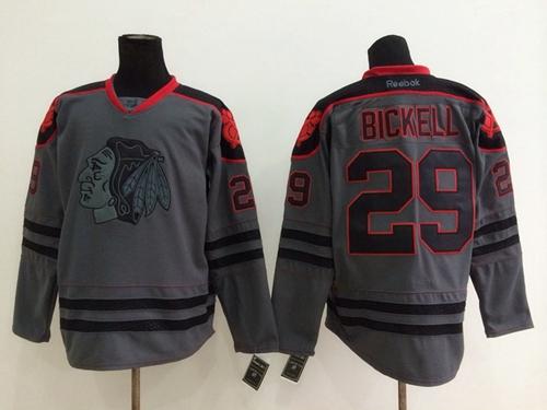 Bryan Bickell Chicago Blackhawks charcoal Fashion jersey