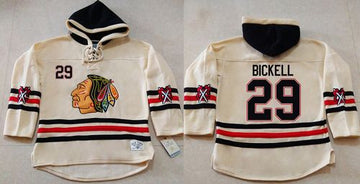 Bryan Bickell Chicago Blackhawks cream jersey