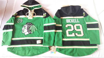 Bryan Bickell Chicago Blackhawks green jersey