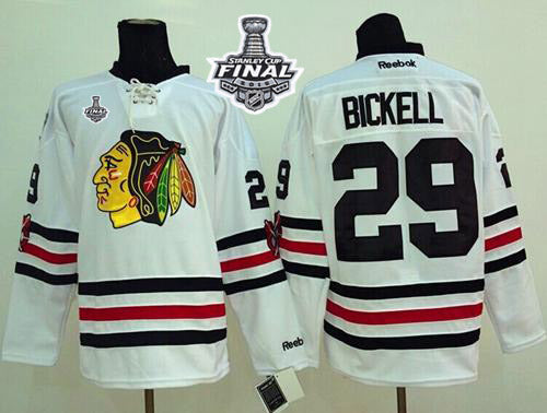 Bryan Bickell Chicago Blackhawks white Winter Classic jersey