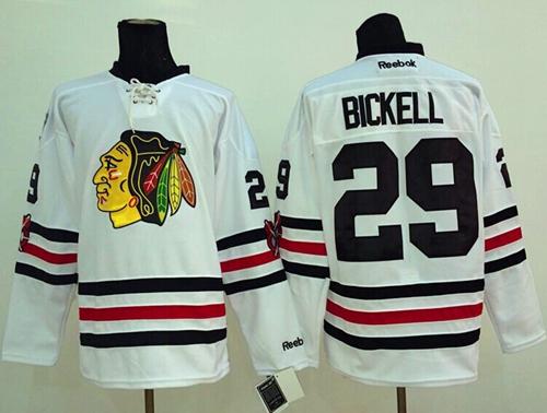 Bryan Bickell Chicago Blackhawks white Winter Classic jersey