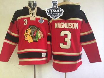 Keith Magnuson Chicago Blackhawks red jersey