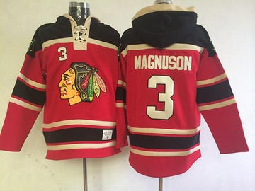 Keith Magnuson Chicago Blackhawks red jersey