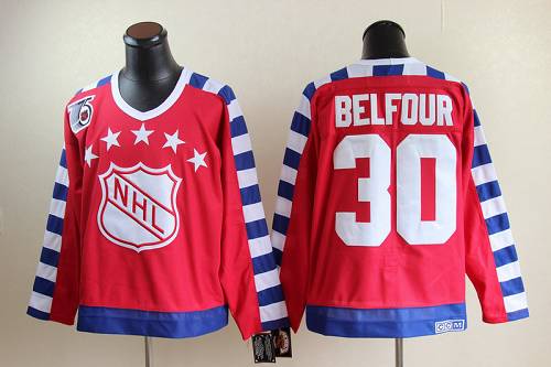 ED Belfour Chicago Blackhawks red Throwback jersey
