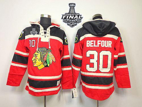 ED Belfour Chicago Blackhawks red jersey