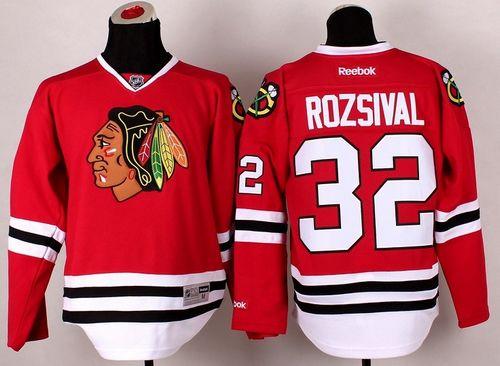 Michal Rozsival Chicago Blackhawks red jersey