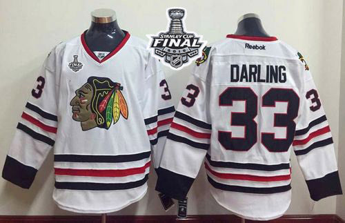 Scott Darling Chicago Blackhawks white jersey