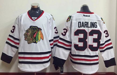 Scott Darling Chicago Blackhawks white jersey