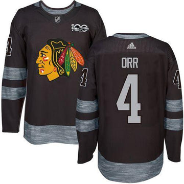Bobby Orr Chicago Blackhawks black jersey