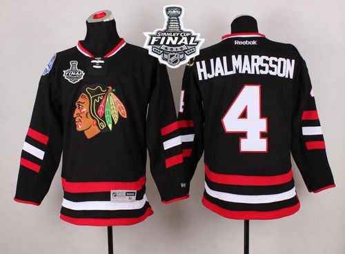 Niklas Hjalmarsson Chicago Blackhawks black Stadium Series jersey