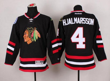 Niklas Hjalmarsson Chicago Blackhawks black Stadium Series jersey