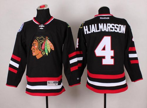 Niklas Hjalmarsson Chicago Blackhawks black Stadium Series jersey
