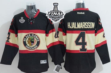 Niklas Hjalmarsson Chicago Blackhawks black jersey