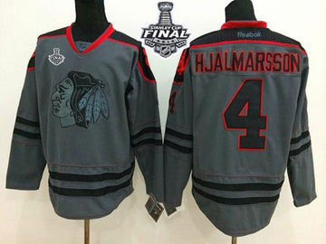 Niklas Hjalmarsson Chicago Blackhawks charcoal Fashion jersey
