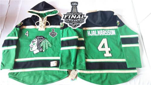 Niklas Hjalmarsson Chicago Blackhawks green jersey